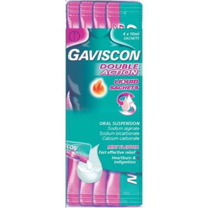 Gaviscon Double Action Liquid Sachets Oral Suspension