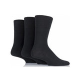 Gentle Grip Men's Diabetic Cotton Socks Size 6-11 (6x3 Pairs).