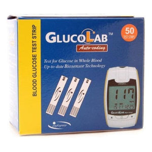 GlucoLab Blood Glucose Test Strip 50s.