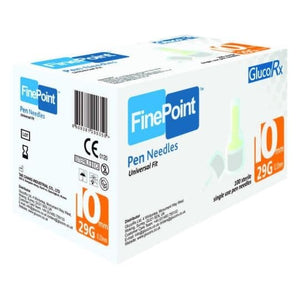 GlucoRx FinePoint Ultra Pen Needles.