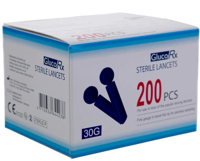 GlucoRx Lancets | Pack of 200