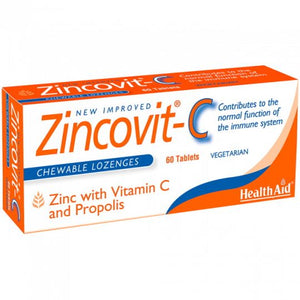 HealthAid Zincovit-C Chewable Lozenges 60s.