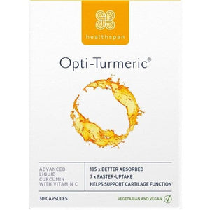 Healthspan Opti-Turmeric 30 capsules.