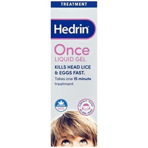 Hedrin Head Lice 15 Minute Treatment Spray Gel.