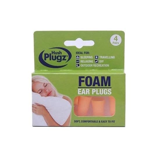 Reusable foam ear plugs Hush Plugz
