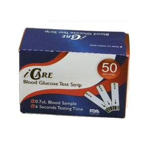 iCare Blood Glucose Test Strips 50s.