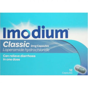 Imodium Classic 2mg Capsules (Various Sizes).