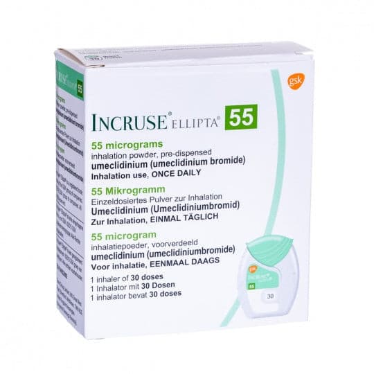 Incruse Ellipta  55mcg

