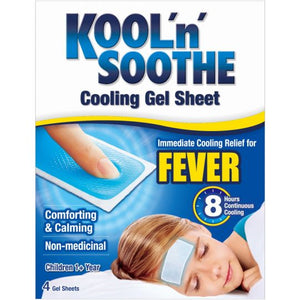 Kool 'n' Soothe Fever Soft Gel Sheets.