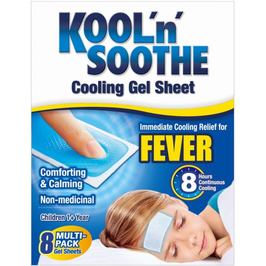 Kool n Soothe Fever Soft Gel Sheets for Children Multipack