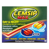 Lemsip Max Day & Night Cold & Flu Relief Capsules 16s.