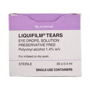 Liquifilm Tears Preservative Free Eye Drops 30x0.4ml.