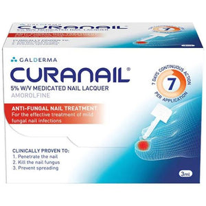 Curanail 5% Medicated Nail Lacquer 3ml.