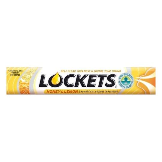 Lockets Honey & Lemon 20s.