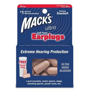 Mack's Soft Foam Earplugs.
