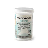 Microdot + Blood Glucose Test Strips 50s.