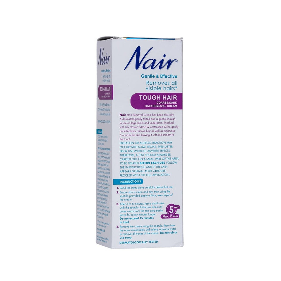 Nair Tough Hair Removal Cream.