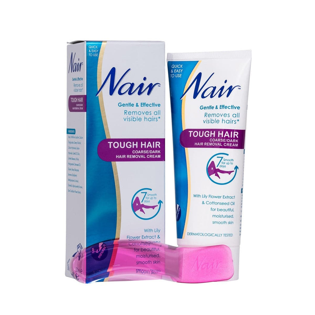 Nair Tough Hair Removal Cream.