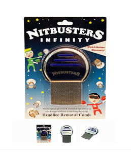 Nitbusters Headlice Nit Removal Comb with Spiral Grooves