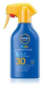 Nivea Sun Kids Protect & Care Coloured Sun 270ml Spray SPF 30.