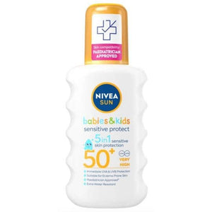 Nivea Sun Babies & Kids Sensitive Protect Sun Spray SPF 50+ 200ml.