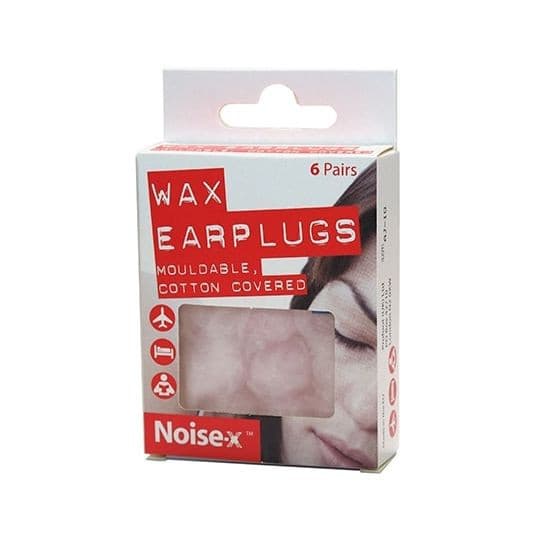 Quies Boules Wax Ear Plugs (Tube of 2 Pairs) - Moldable Wax Ear Plugs