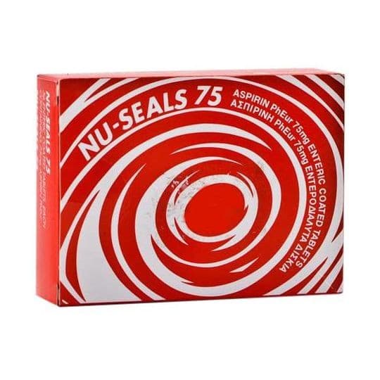 Nu-Seals Asprin 75mg 56s.