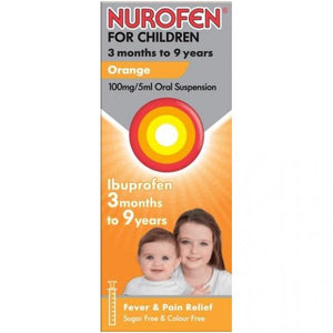 Nurofen for Children Orange Flavour Oral Suspension 200ml