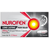 Nurofen Long Lasting Pain Relief 300mg Prolonged Release Capsules 24s.