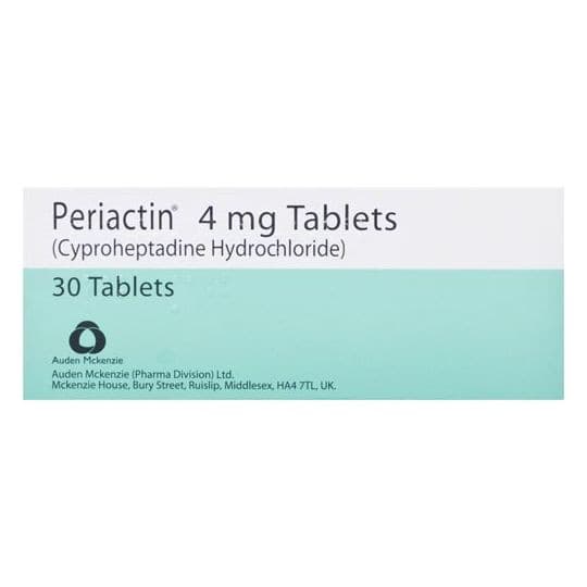 Periactin 4mg Tablets 30s