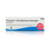 Phorpain (Ibuprofen) Max Strength 10% Gel