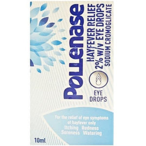 Pollenase Hayfever Relief 2% w/v Eye Drops 10ml.