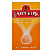 Potter's Lemon, Glycerine & Honey Pastilles 45g