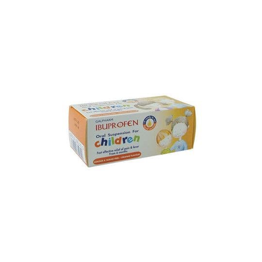 Galpharm Ibuprofen Suspension 100ml.