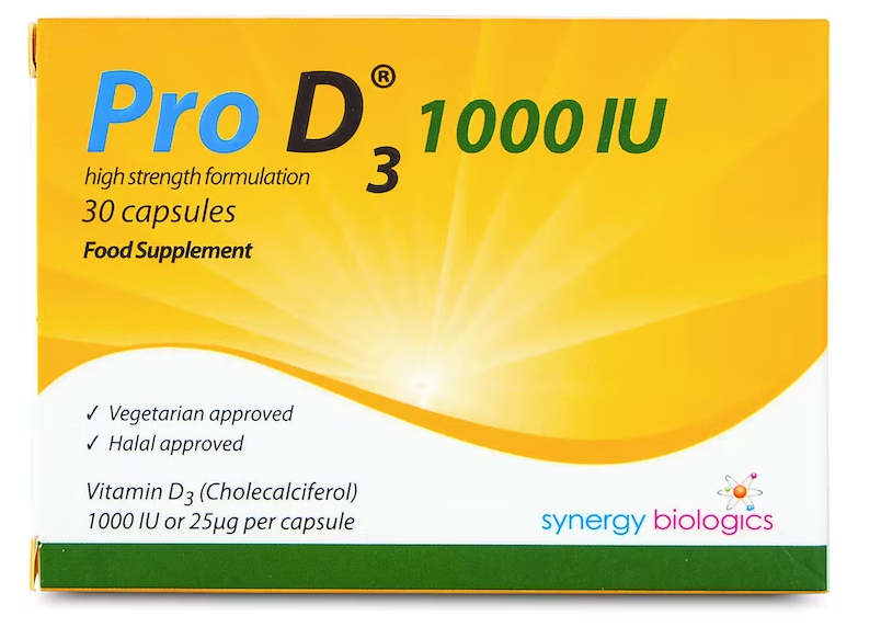 Pro D3 1000IU 30 Capsules