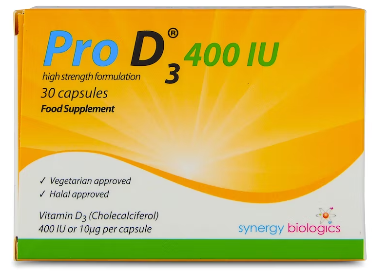 Pro D3 400IU 30 Capsules
