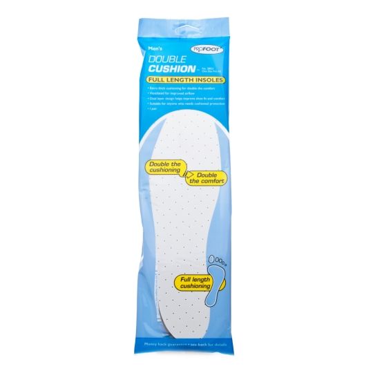 Profoot Double Cushion Insoles (1Pair) - Men's.
