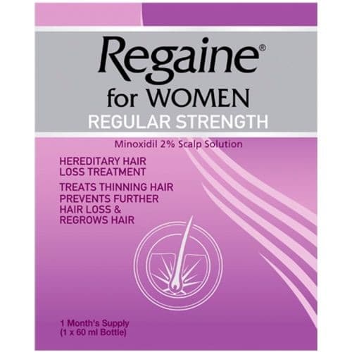 Regaine For Women Regular Strength Scalp Solution 1 Month s Supply