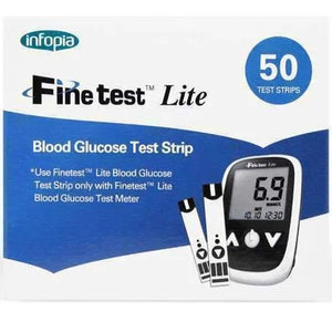 Finetest Lite Blood Glucose Test Strips (50 Test Strips)