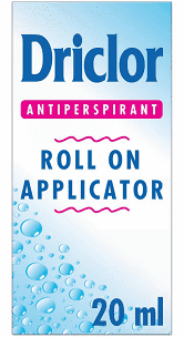 Driclor Solution 20ml – Effective Excessive Sweating Treatment