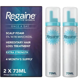 Regaine for Women Once A Day Scalp Foam (4 Months Supply)