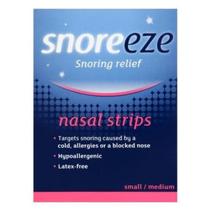 Snoreeze Nasal Strips Small/Medium 10 applications