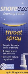 Snoreeze Throat Spray - Available in 2 sizes.
