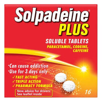 Solpadeine Plus Soluble Tablets 16s.