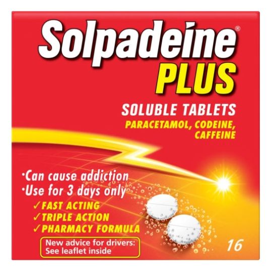 Solpadeine Plus Soluble Tablets 16s.