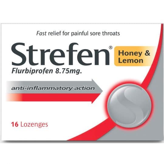 Strefen Honey & Lemon Lozenges 16s