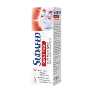 Sudafed Sinus-Ease 0.1% Nasal Spray 15ml.