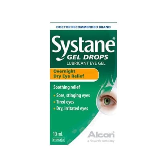 Systane Gel Drops Lubricant Eye Gel 10ml for Dry Eyes Systane Gel Drops Lubricant Eye Gel 10ml for Dry Eyes
