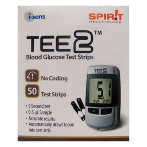 TEE2 Blood Glucose Test Strips 50s.