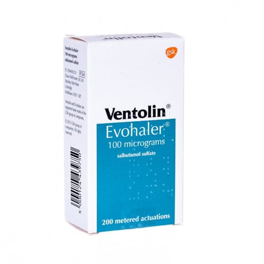 Ventolin Inhaler - Fast Relief